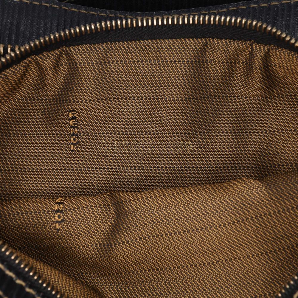 Fendi B Fendi Brown Canvas Fabric Zucca Tote Italy