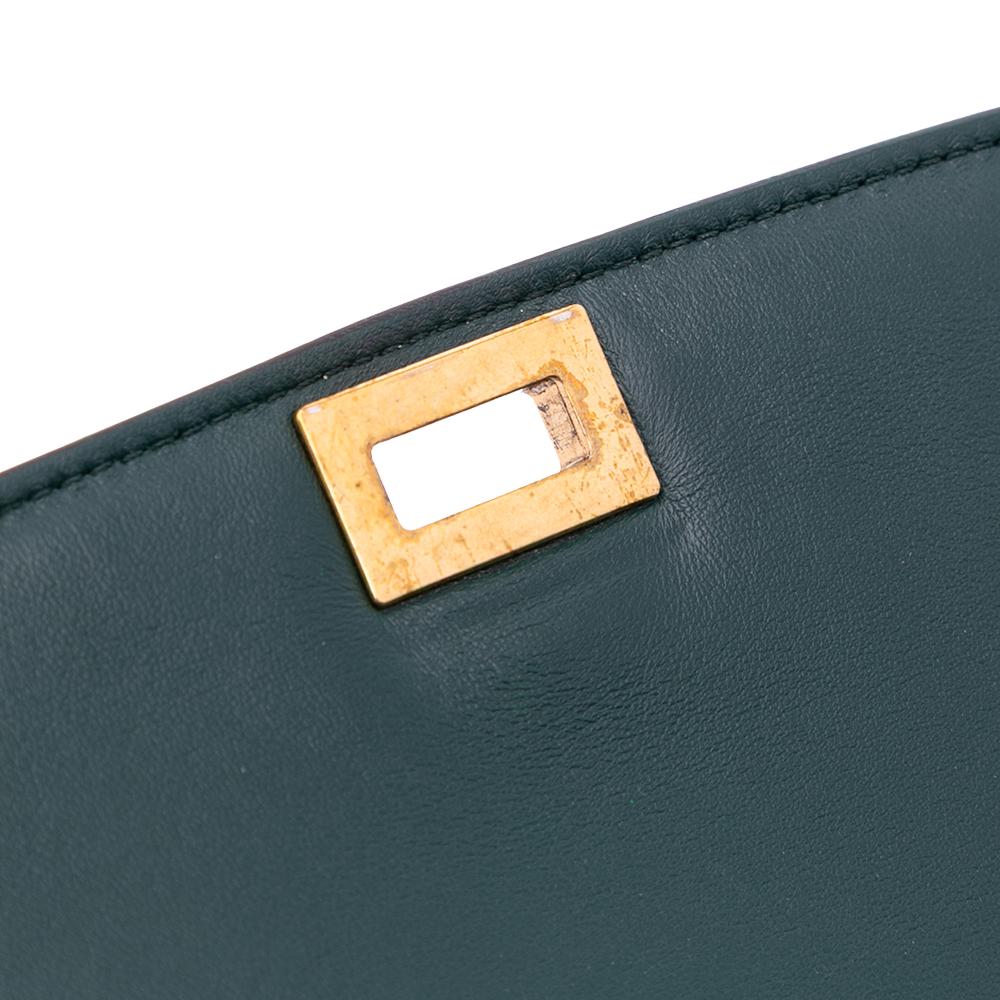 Celine B Celine Green Dark Green Calf Leather Medium skin Classic Box Italy