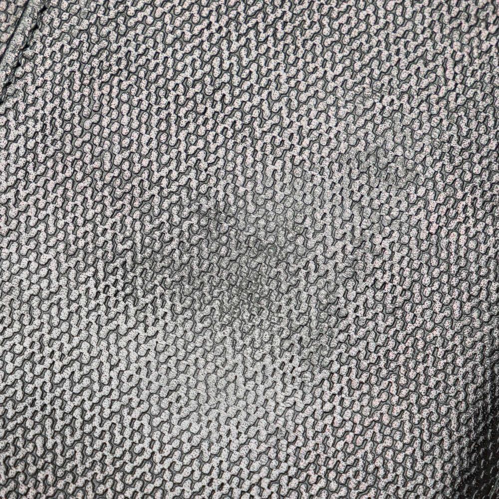 Chanel B Chanel Black Calf Leather Lambskin CC Button Long Wallet Italy