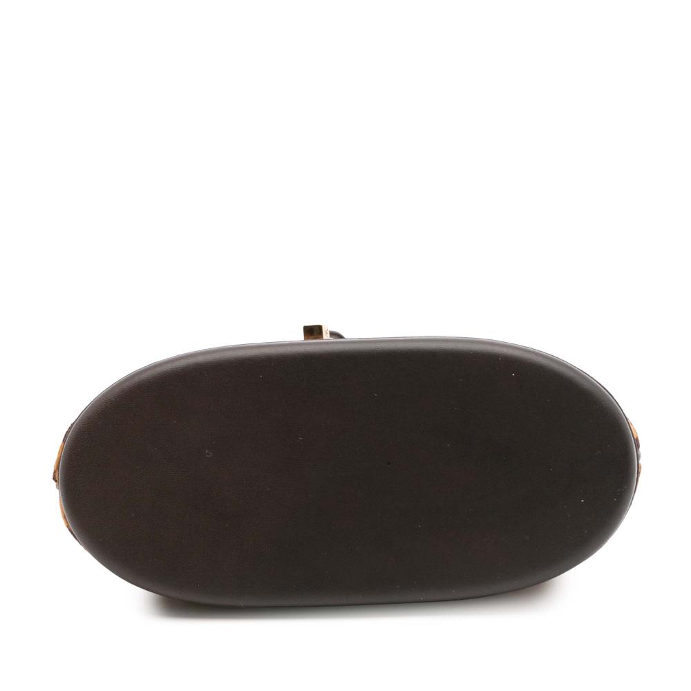 Louis Vuitton AB Louis Vuitton Brown Pony Hair Natural Material Damier Sauvage Impala Italy