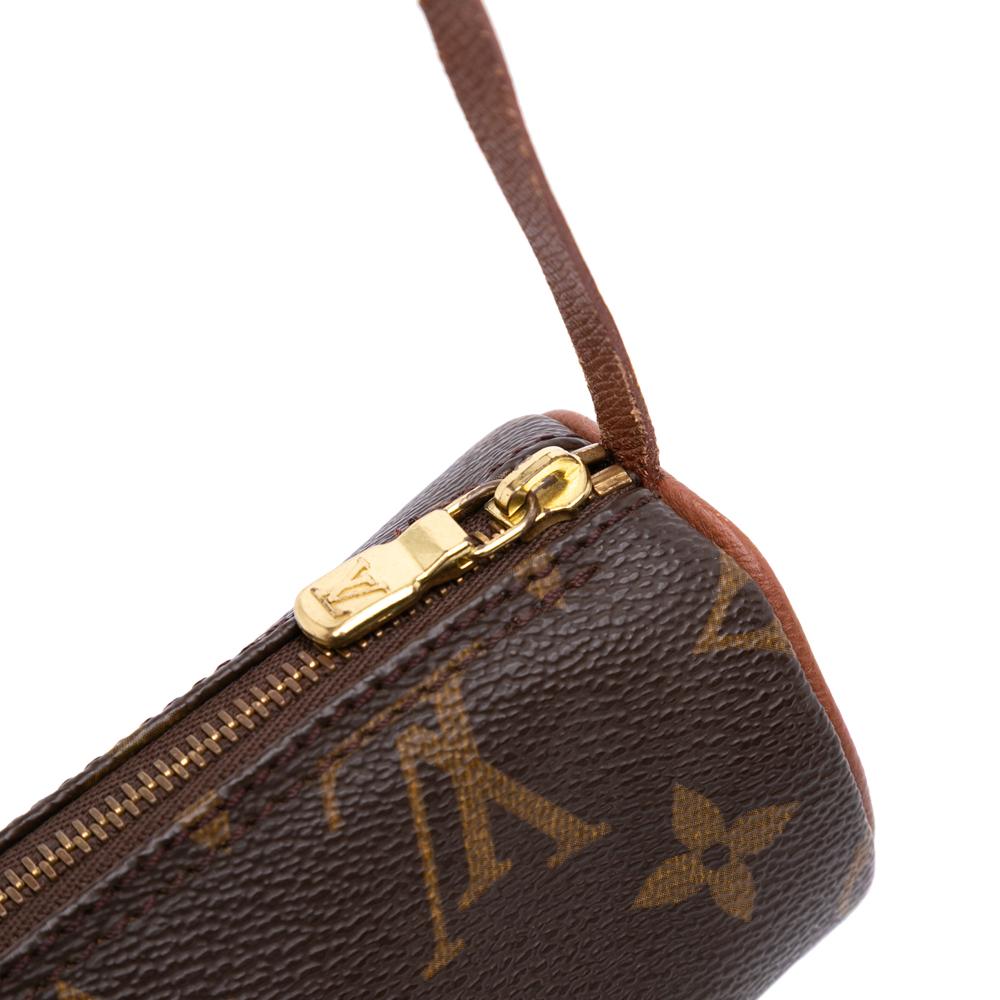 Louis Vuitton B Louis Vuitton Brown Monogram Canvas Fabric Monogram Papillon Pochette France