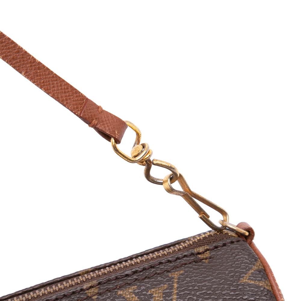 Louis Vuitton B Louis Vuitton Brown Monogram Canvas Fabric Monogram Papillon Pochette France