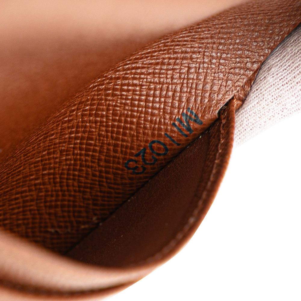 Louis Vuitton B Louis Vuitton Brown Monogram Canvas Fabric Monogram Porte Monnaie Billets Viennois France
