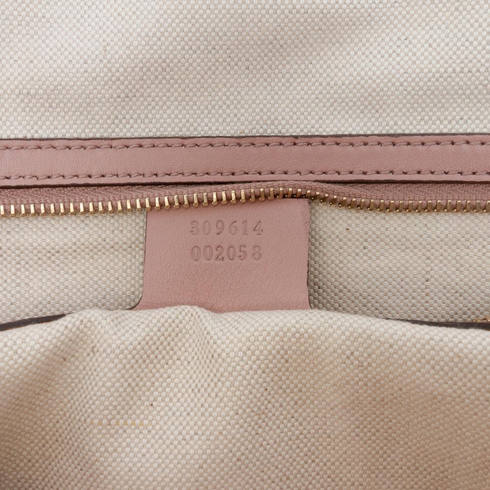 Gucci B Gucci Brown Beige Patent Leather Leather Large Microguccissima Patent Nice Dome Satchel Italy