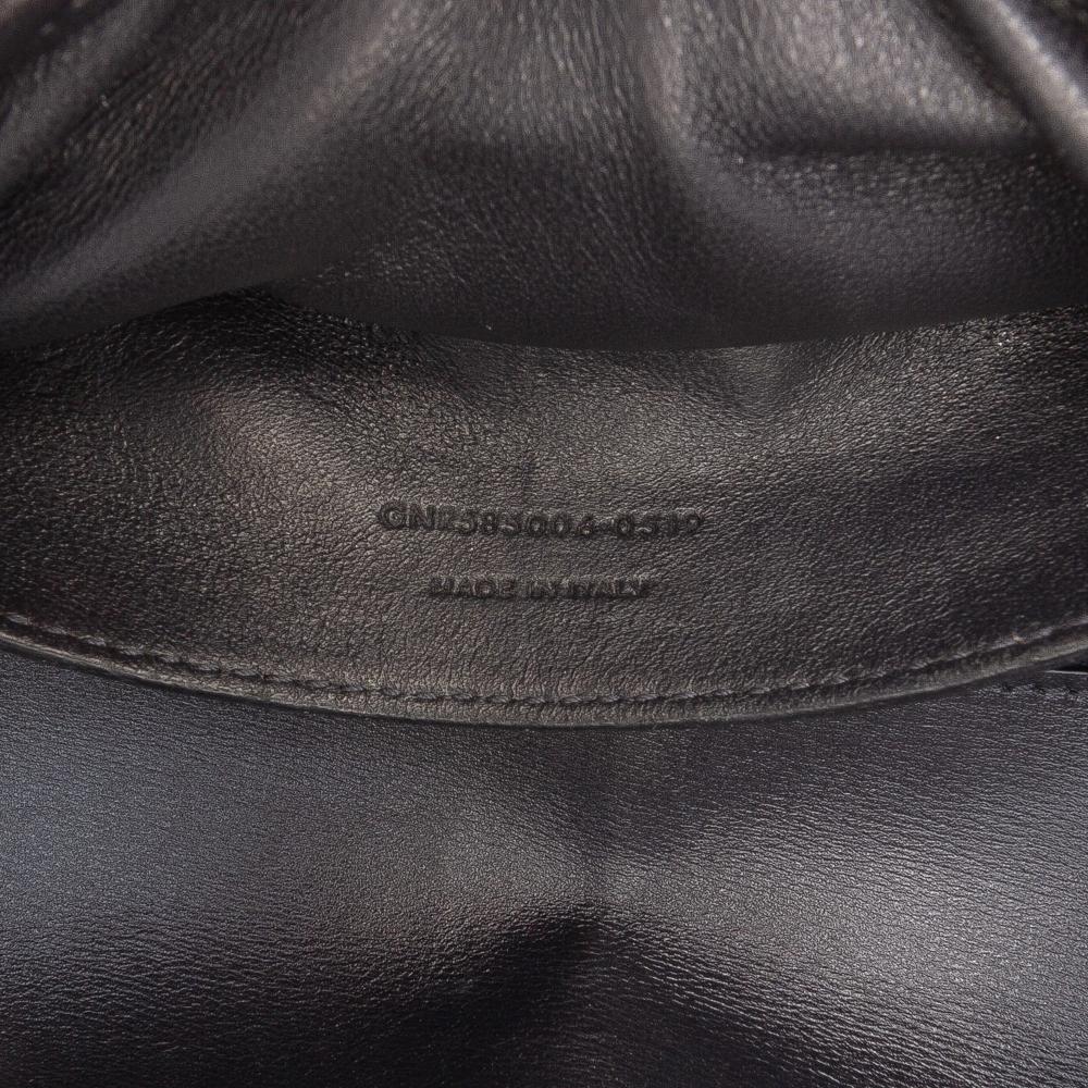 Saint Laurent B Saint Laurent Brown Beige Canvas Fabric Medium Monogram All Over Crossbody Italy