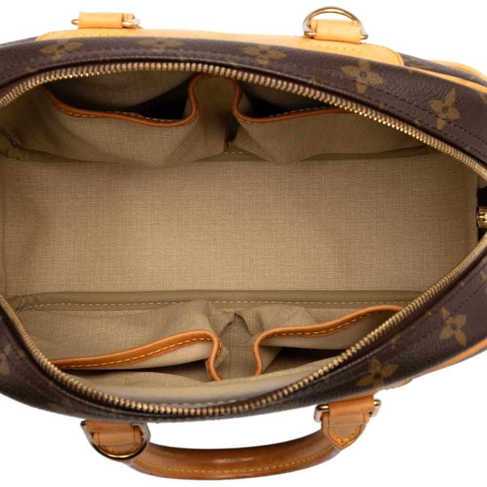 Louis Vuitton B Louis Vuitton Brown Monogram Canvas Fabric Monogram Trouville France