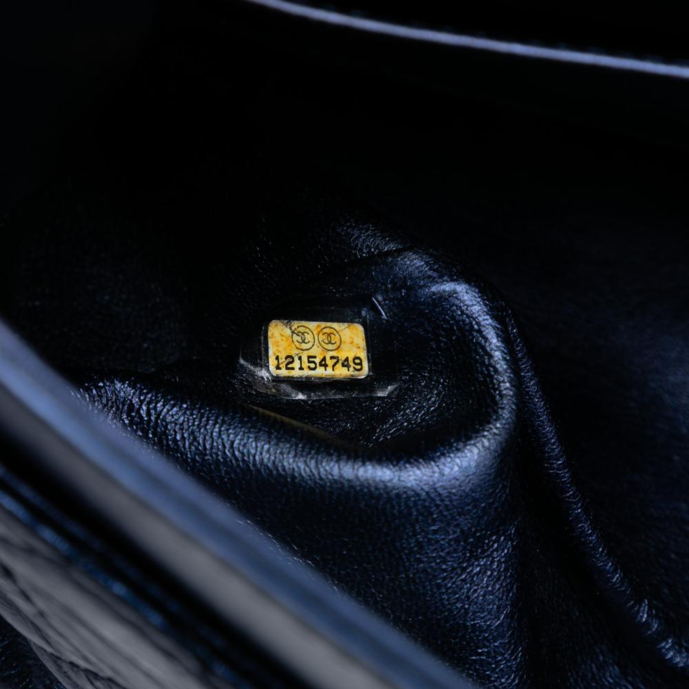 Chanel AB Chanel Blue Calf Leather Metallic Quilted Aged skin Reissue 2.55 Double Flap 227 France