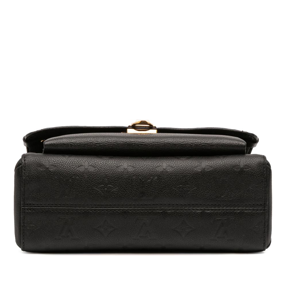 Louis Vuitton B Louis Vuitton Black Monogram Empreinte Leather Vavin PM France