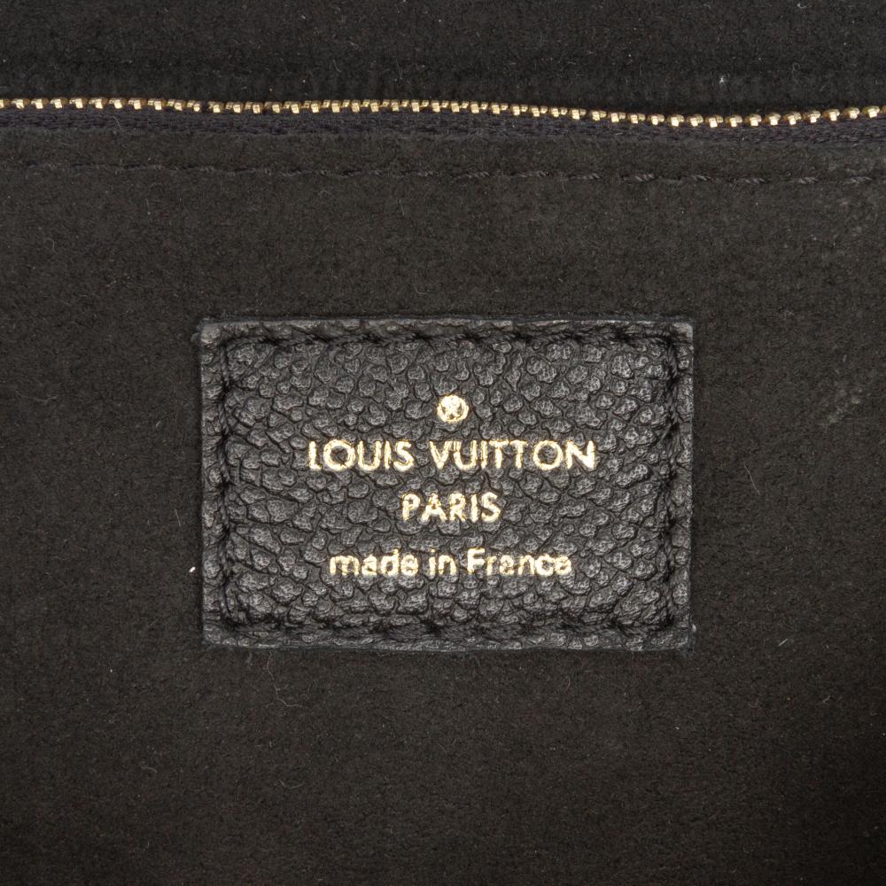 Louis Vuitton B Louis Vuitton Black Monogram Empreinte Leather Vavin PM France