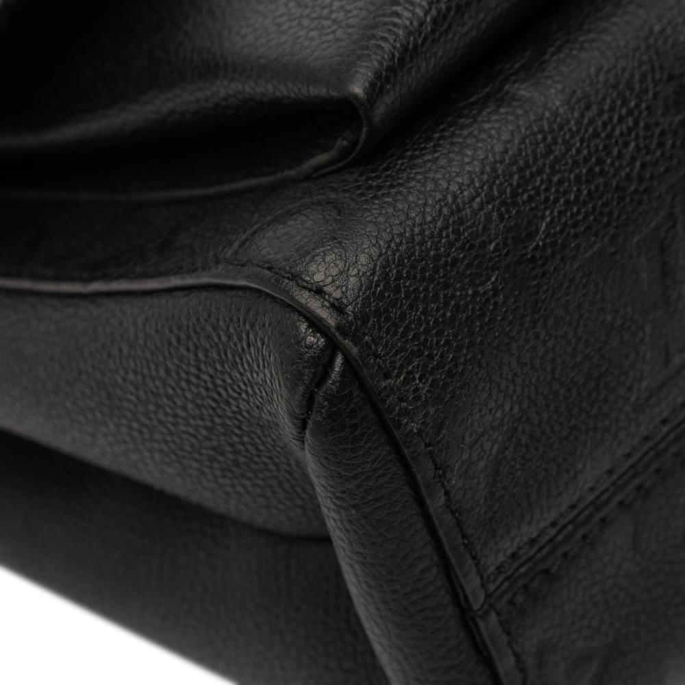 Louis Vuitton B Louis Vuitton Black Monogram Empreinte Leather Vavin PM France