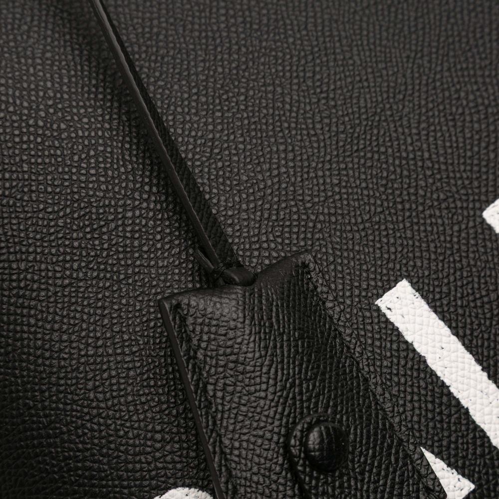 Balenciaga B Balenciaga Black Calf Leather M Grained skin Ville Top Handle Bag Italy