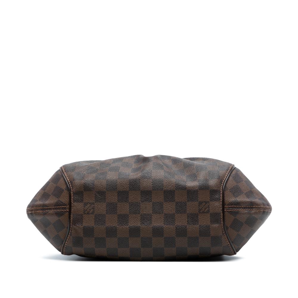 Louis Vuitton B Louis Vuitton Brown Damier Canvas Fabric Damier Ebene Sistina PM France