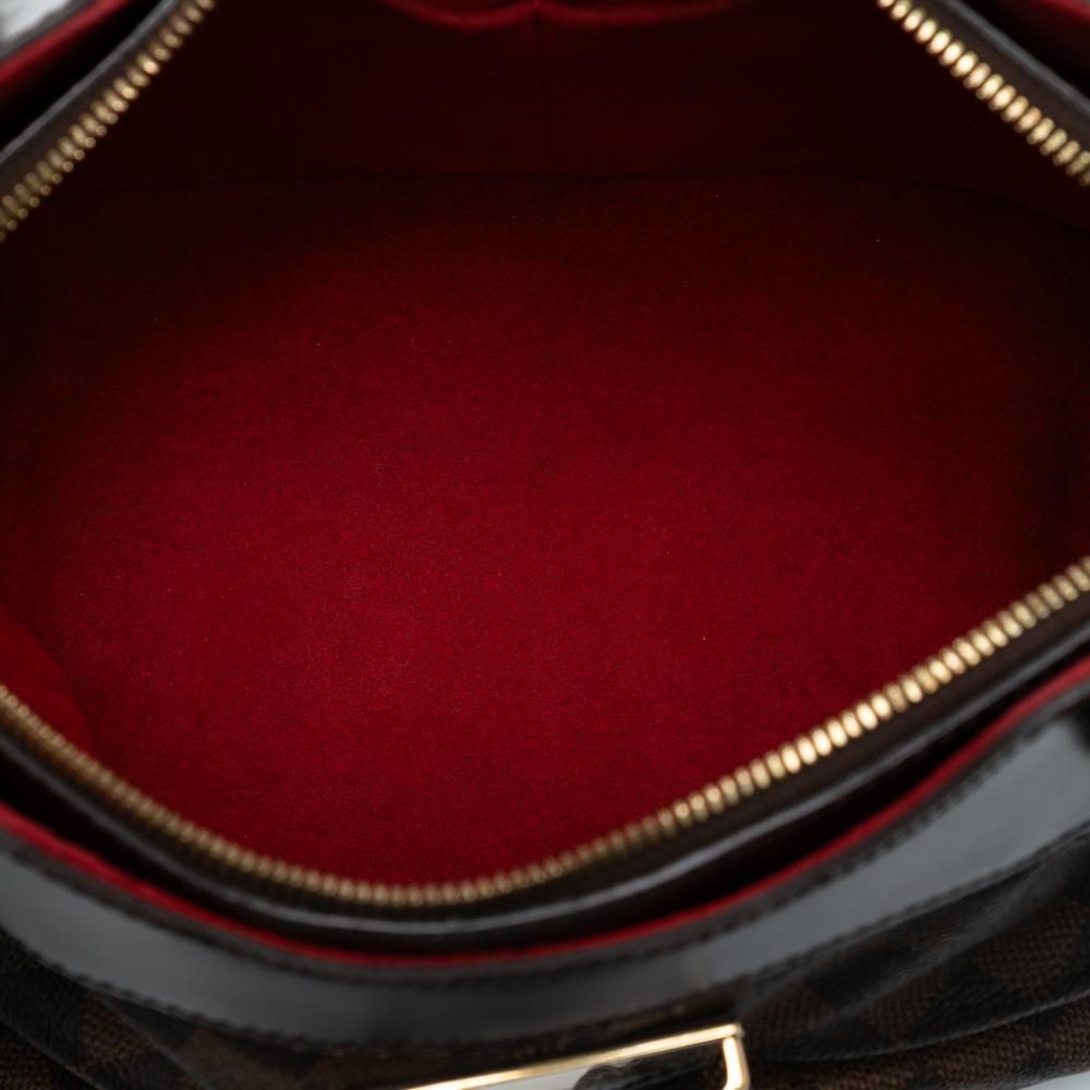 Louis Vuitton B Louis Vuitton Brown Damier Canvas Fabric Damier Ebene Sistina PM France