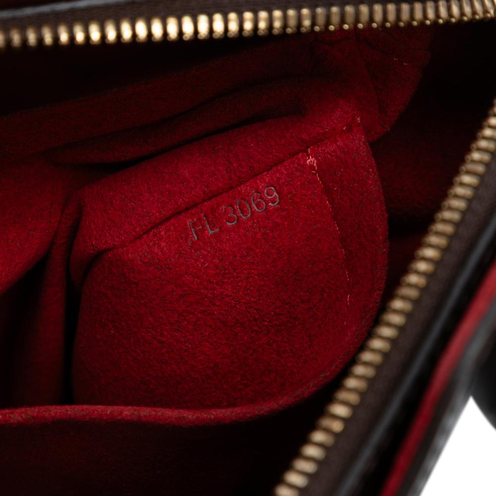 Louis Vuitton B Louis Vuitton Brown Damier Canvas Fabric Damier Ebene Sistina PM France