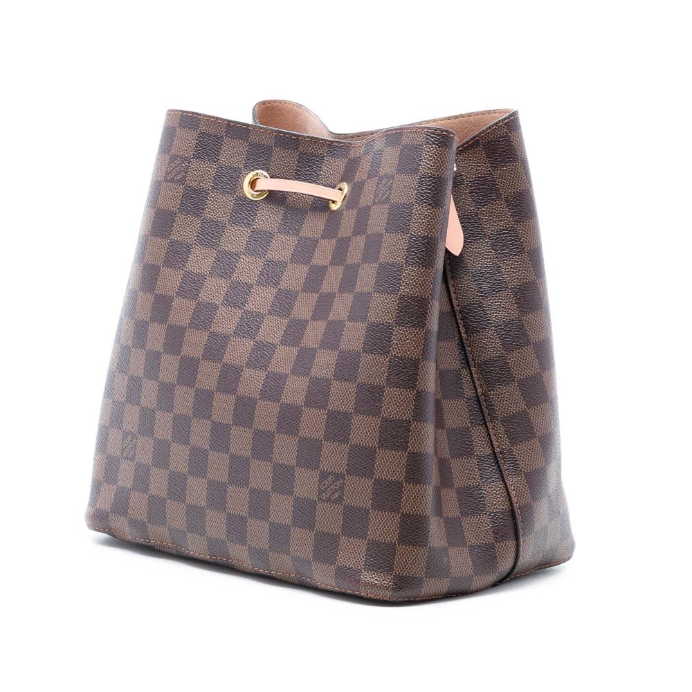 Louis Vuitton AB Louis Vuitton Brown Damier Canvas Fabric Damier Ebene NeoNoe MM France