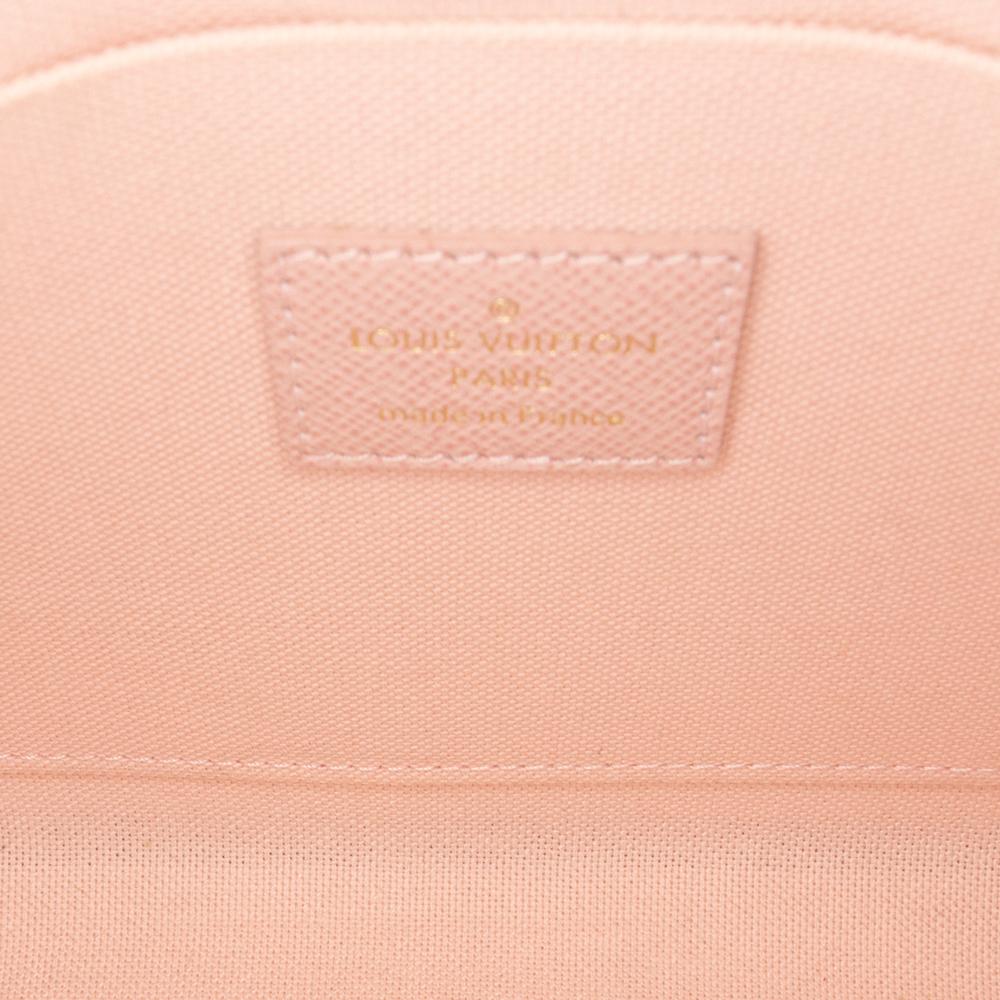 Louis Vuitton AB Louis Vuitton White Damier Canvas Fabric Damier Azur Pochette Felicie France