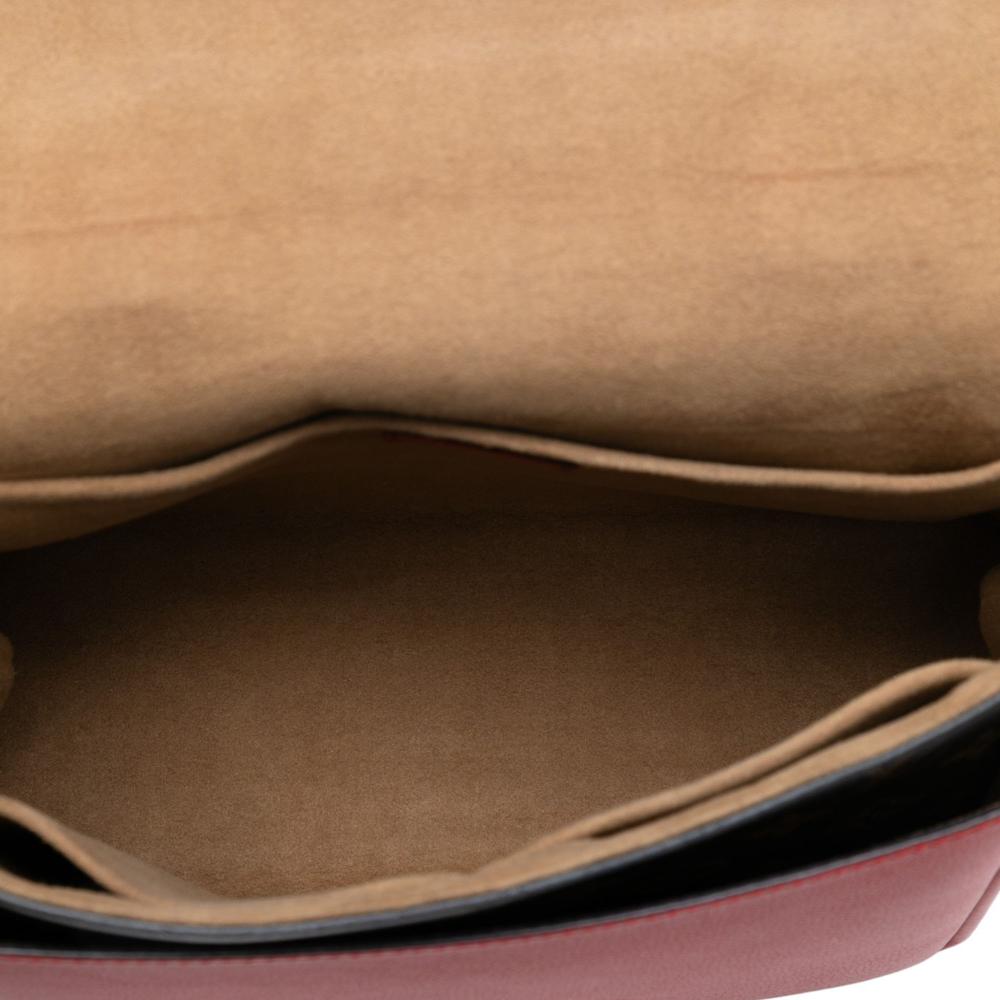 Louis Vuitton B Louis Vuitton Brown with Red Monogram Canvas Fabric Monogram Marignan France