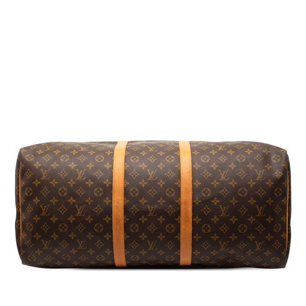 Louis Vuitton B Louis Vuitton Brown Monogram Canvas Fabric Monogram Keepall 60 France