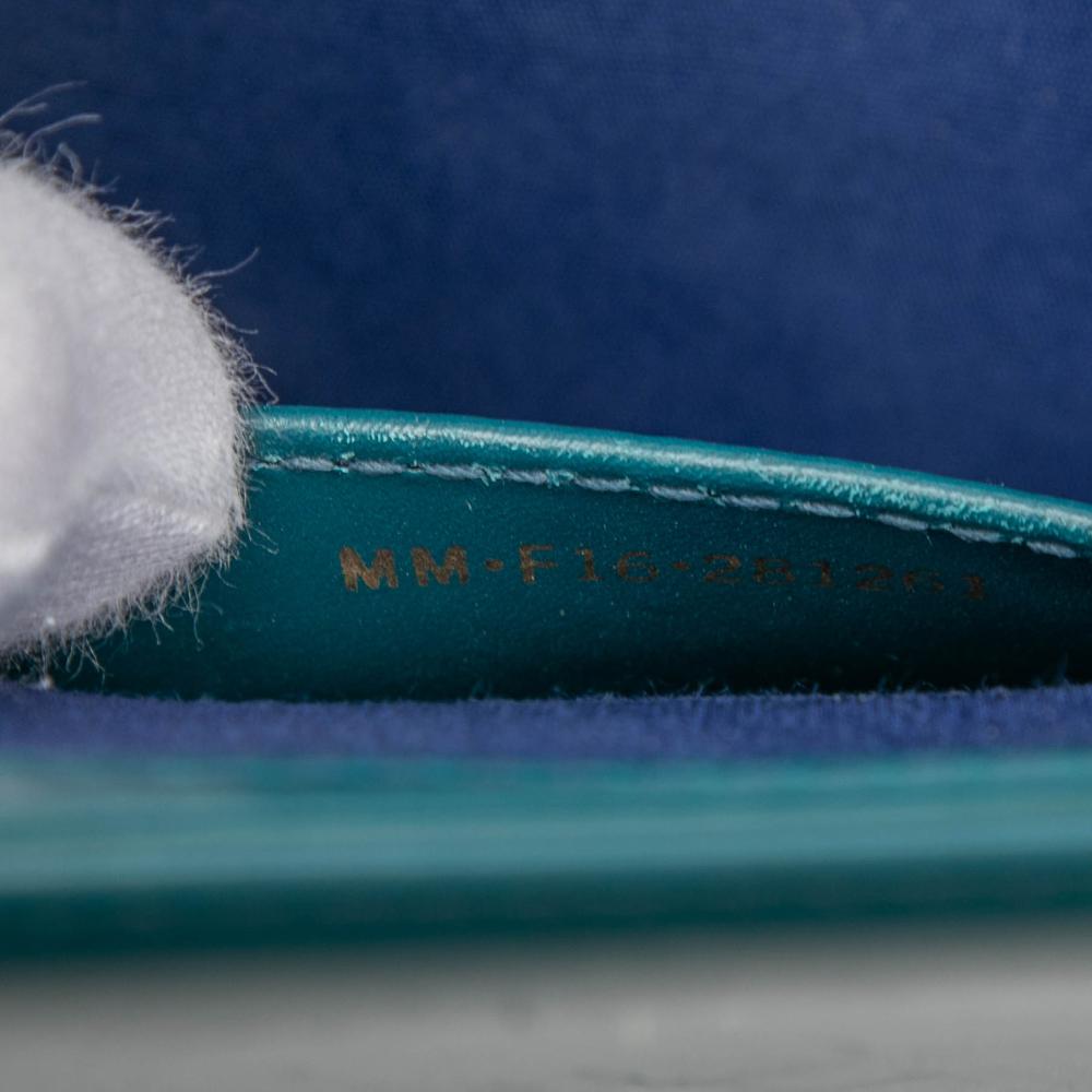 Bvlgari B Bvlgari Green Dark Green Calf Leather Small skin Serpenti Forever Top Handle Bag Italy