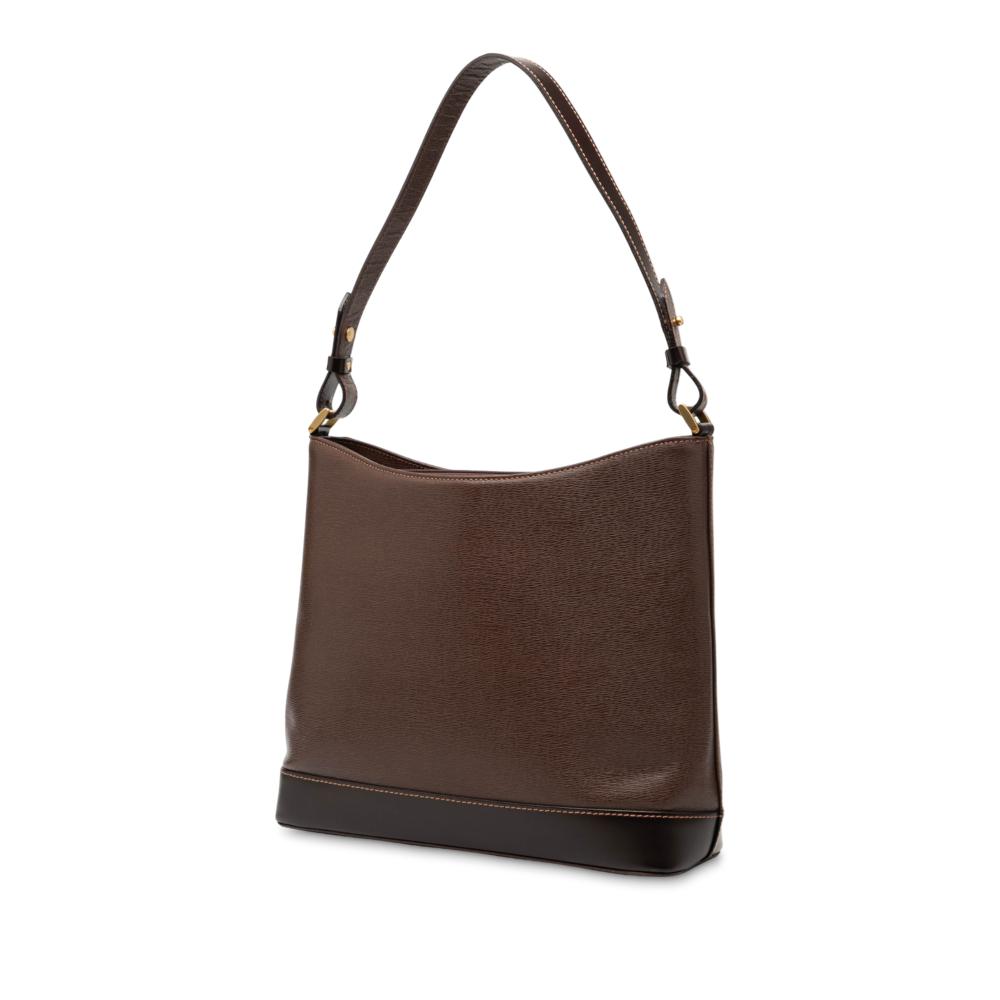 Burberry B Burberry Brown Calf Leather Shoulder Bag United Kingdom