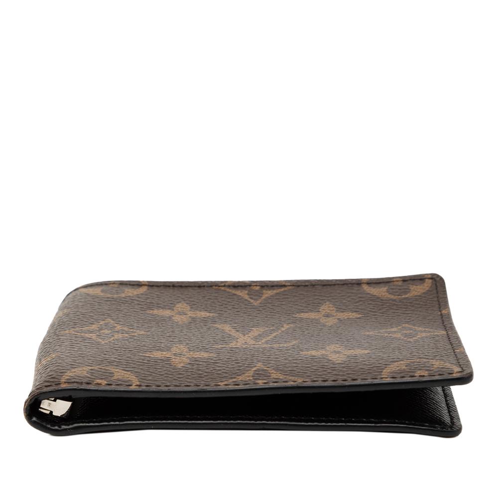 Louis Vuitton AB Louis Vuitton Brown Monogram Canvas Fabric Monogram Multiple Wallet France