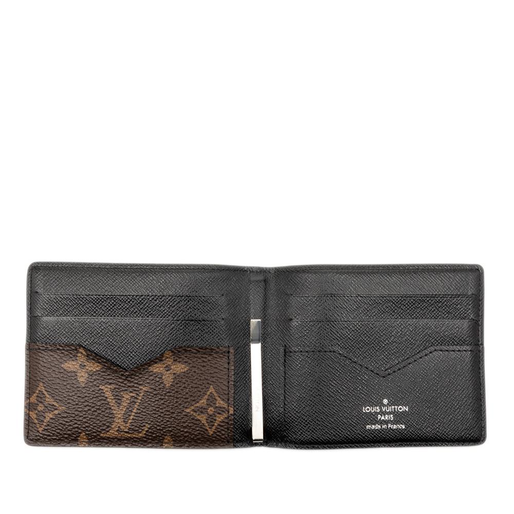 Louis Vuitton AB Louis Vuitton Brown Monogram Canvas Fabric Monogram Multiple Wallet France