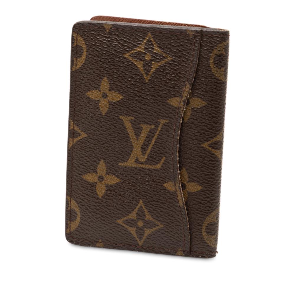 Louis Vuitton B Louis Vuitton Brown Monogram Canvas Fabric Monogram Pocket Organizer France