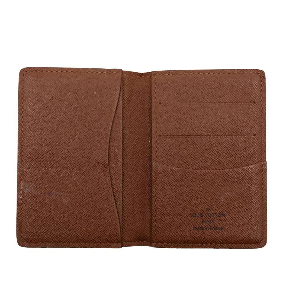 Louis Vuitton B Louis Vuitton Brown Monogram Canvas Fabric Monogram Pocket Organizer France