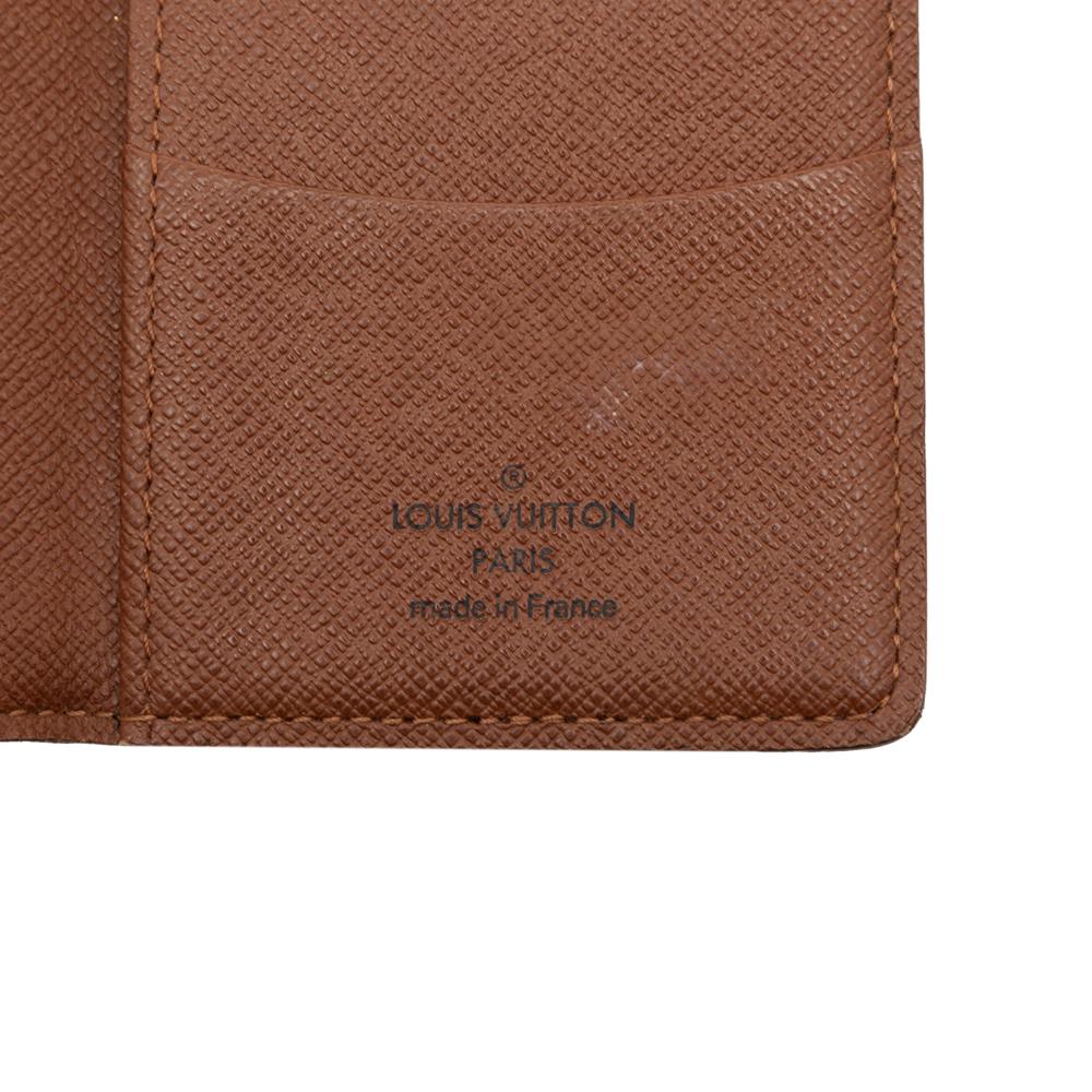 Louis Vuitton B Louis Vuitton Brown Monogram Canvas Fabric Monogram Pocket Organizer France