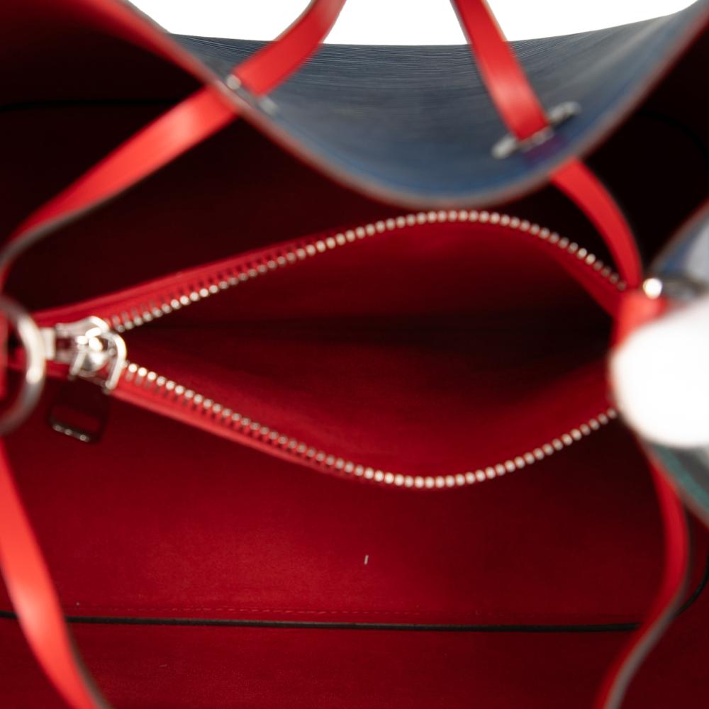 Louis Vuitton AB Louis Vuitton Blue Epi Leather Leather Epi NeoNoe MM France