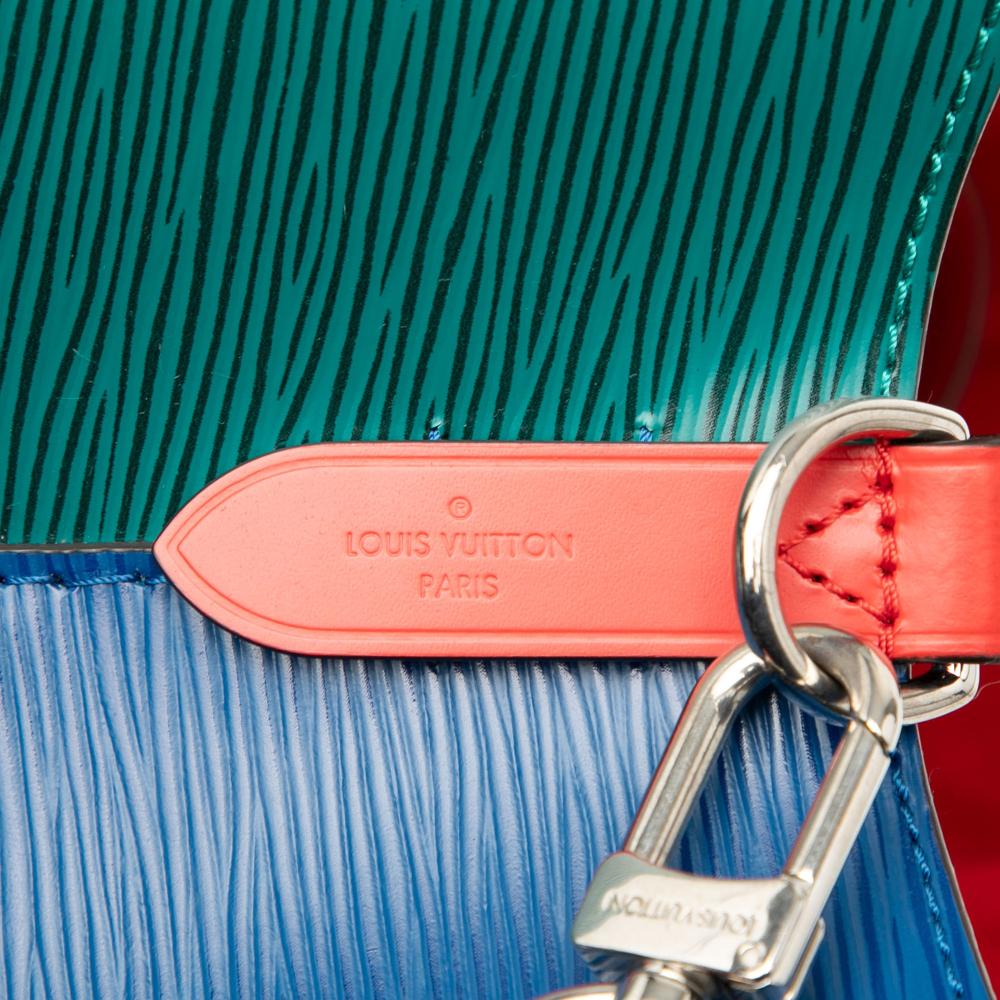 Louis Vuitton AB Louis Vuitton Blue Epi Leather Leather Epi NeoNoe MM France