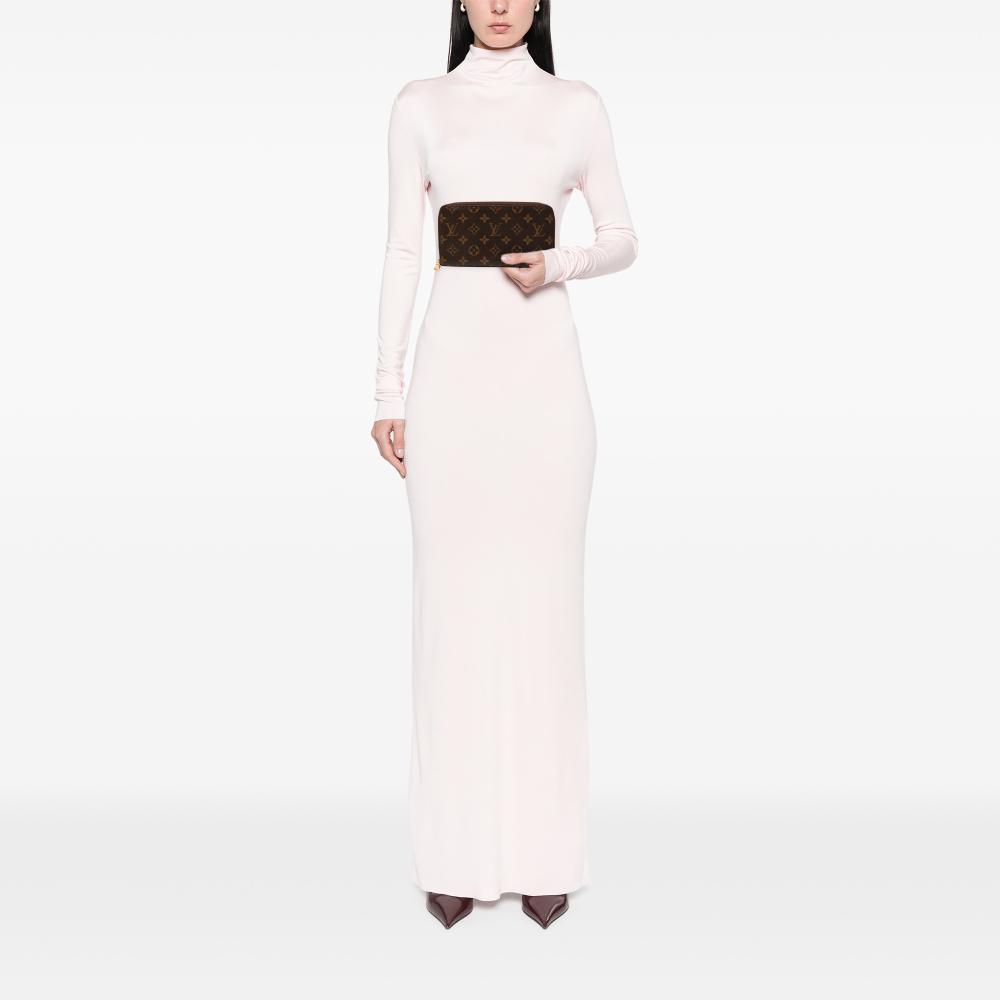 Louis Vuitton B Louis Vuitton Brown Monogram Canvas Fabric Monogram Zippy Organizer Wallet Spain