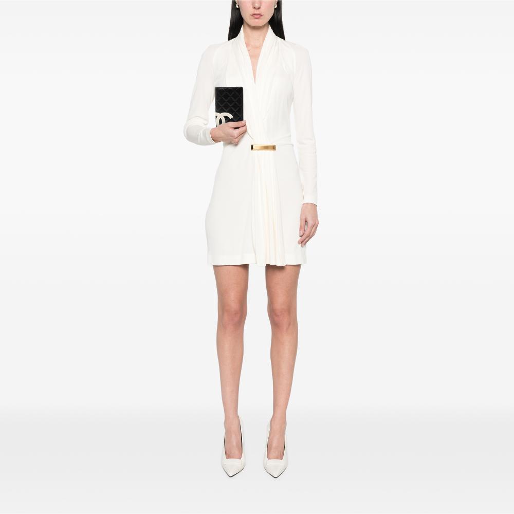 Chanel AB Chanel Black Lambskin Leather Leather Quilted Lambskin Cambon Ligne Bifold Wallet Italy