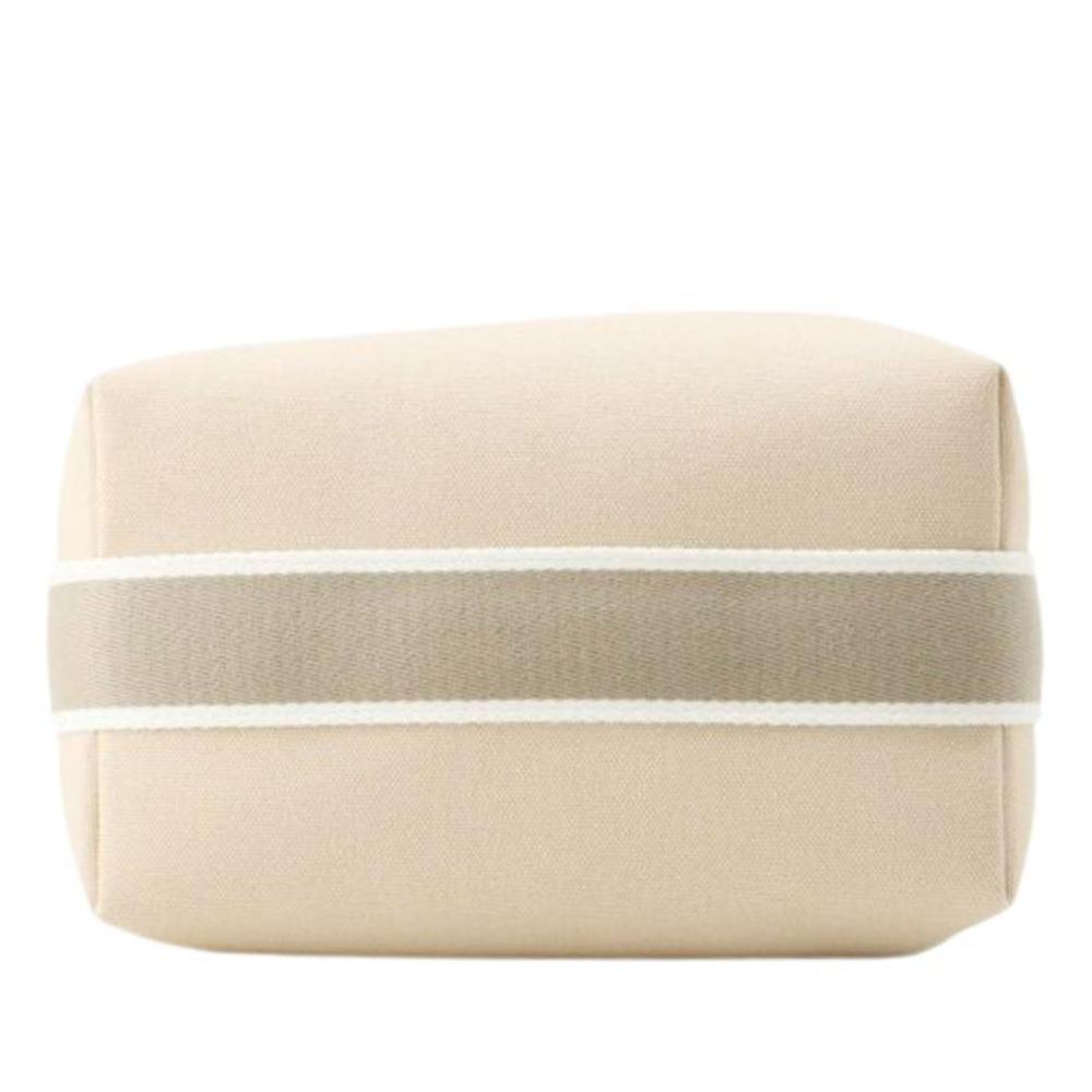 Hermès A Hermès Brown Beige Canvas Fabric Small Toile Bride A Brac Case France