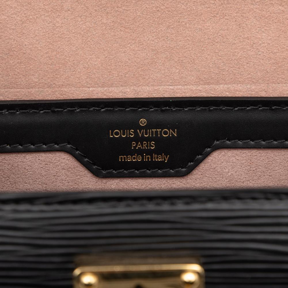 Louis Vuitton AB Louis Vuitton Black Epi Leather Leather Epi Papillon Trunk Italy