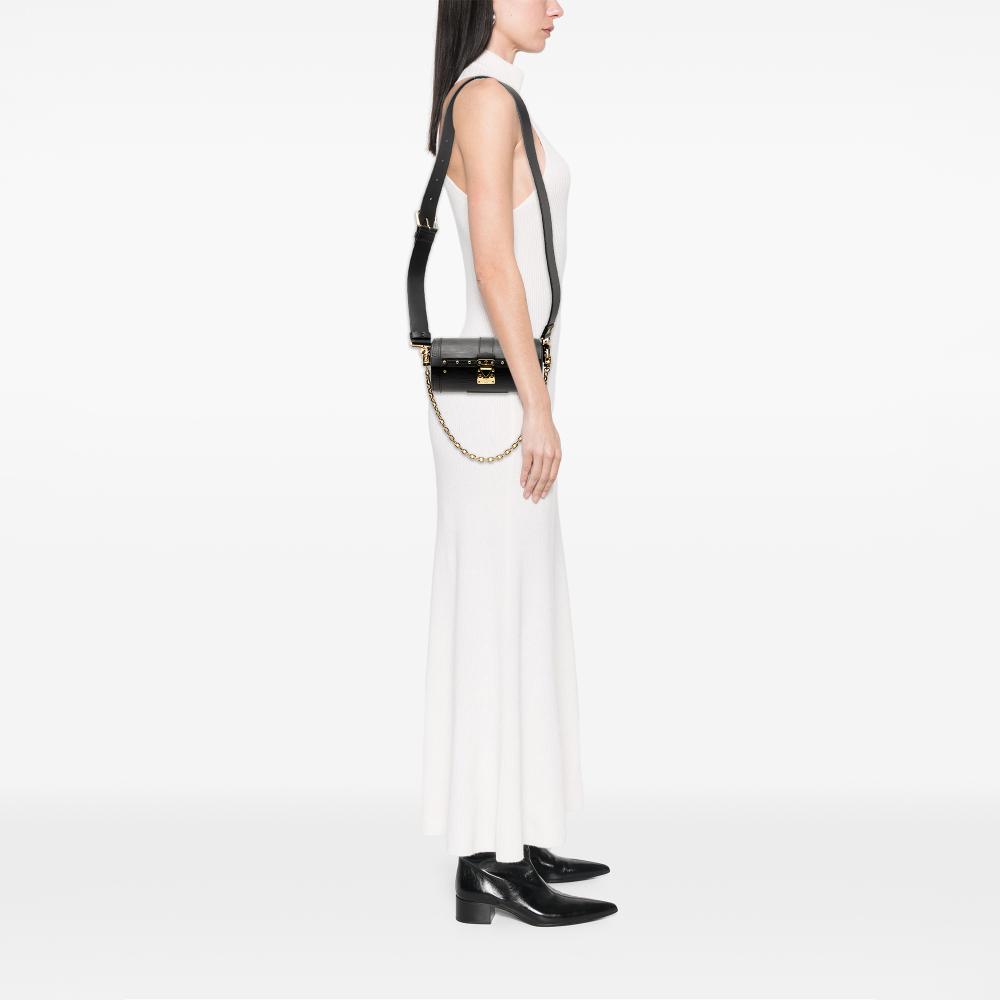 Louis Vuitton AB Louis Vuitton Black Epi Leather Leather Epi Papillon Trunk Italy