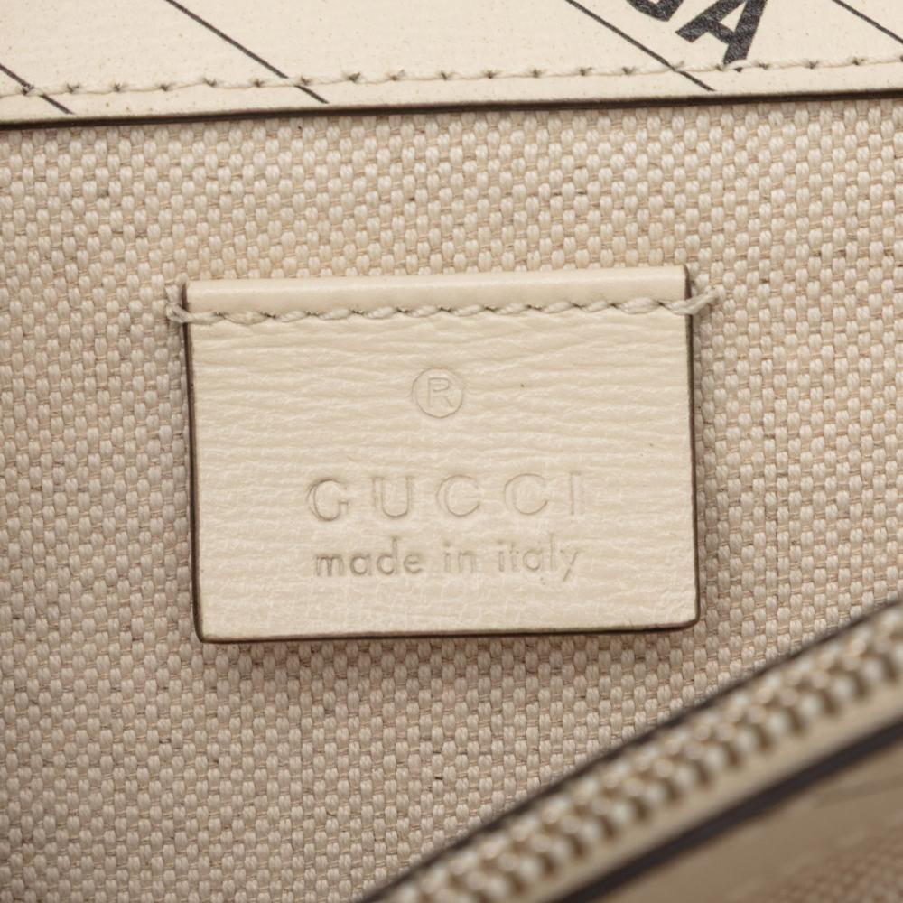 Gucci AB Gucci White Off White Calf Leather The Hacker Project Small Dionysus Shoulder Bag Italy