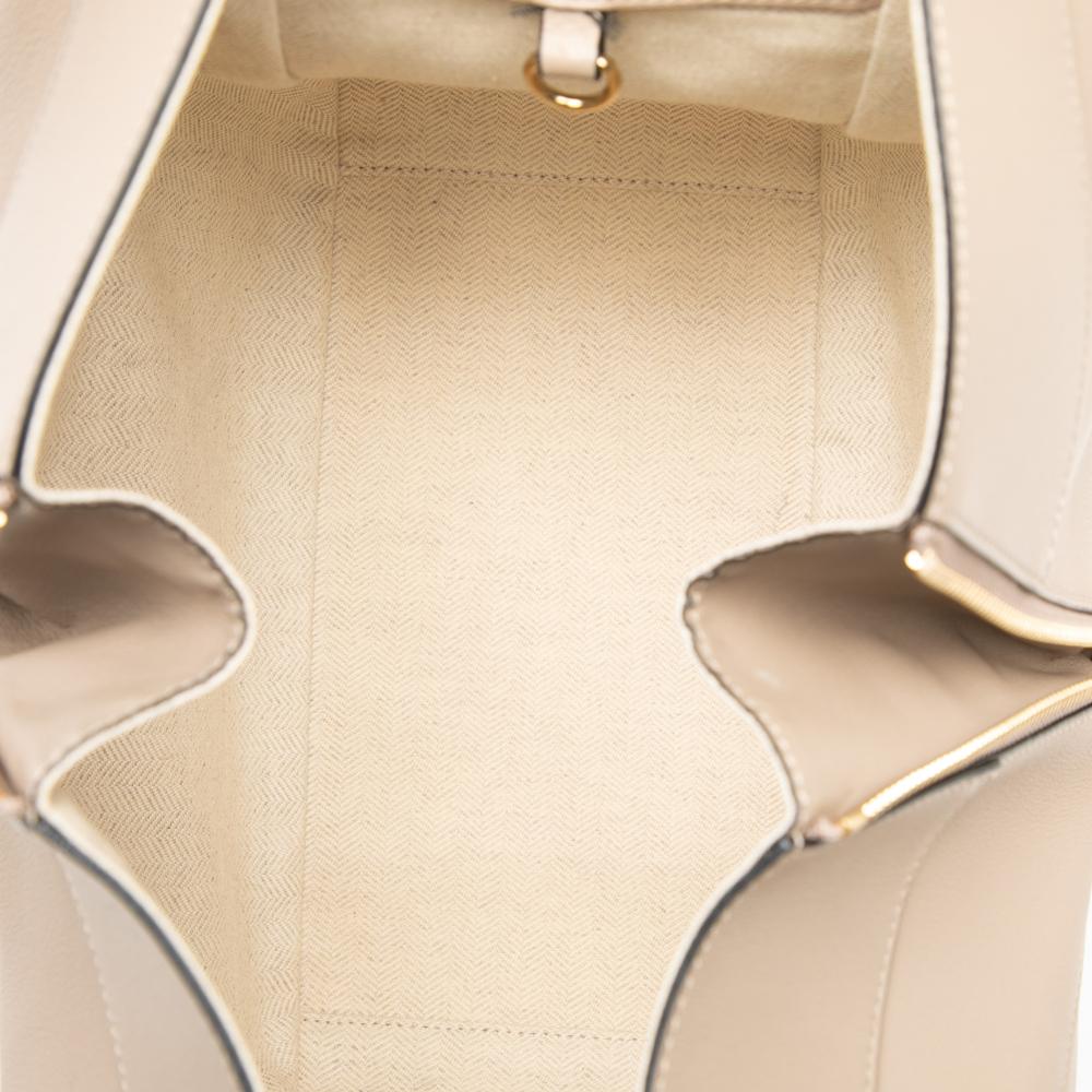 Loewe AB LOEWE Brown Beige Calf Leather Small Hammock Satchel Spain