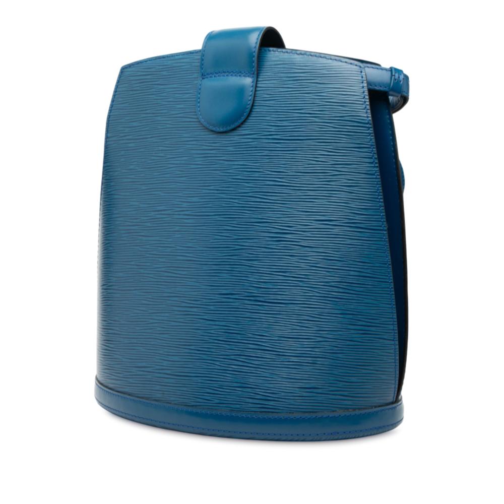Louis Vuitton B Louis Vuitton Blue Epi Leather Leather Epi Cluny France