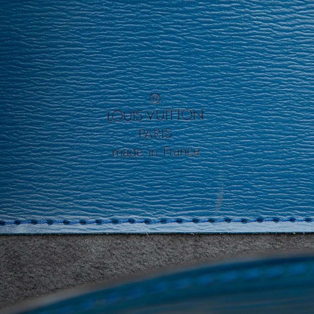 Louis Vuitton B Louis Vuitton Blue Epi Leather Leather Epi Cluny France