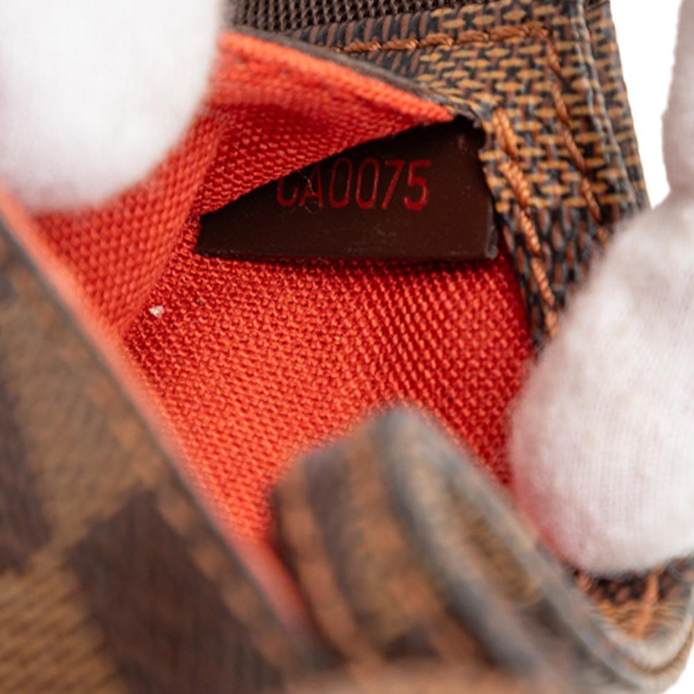 Louis Vuitton AB Louis Vuitton Brown Damier Canvas Fabric Damier Ebene Geronimos Spain