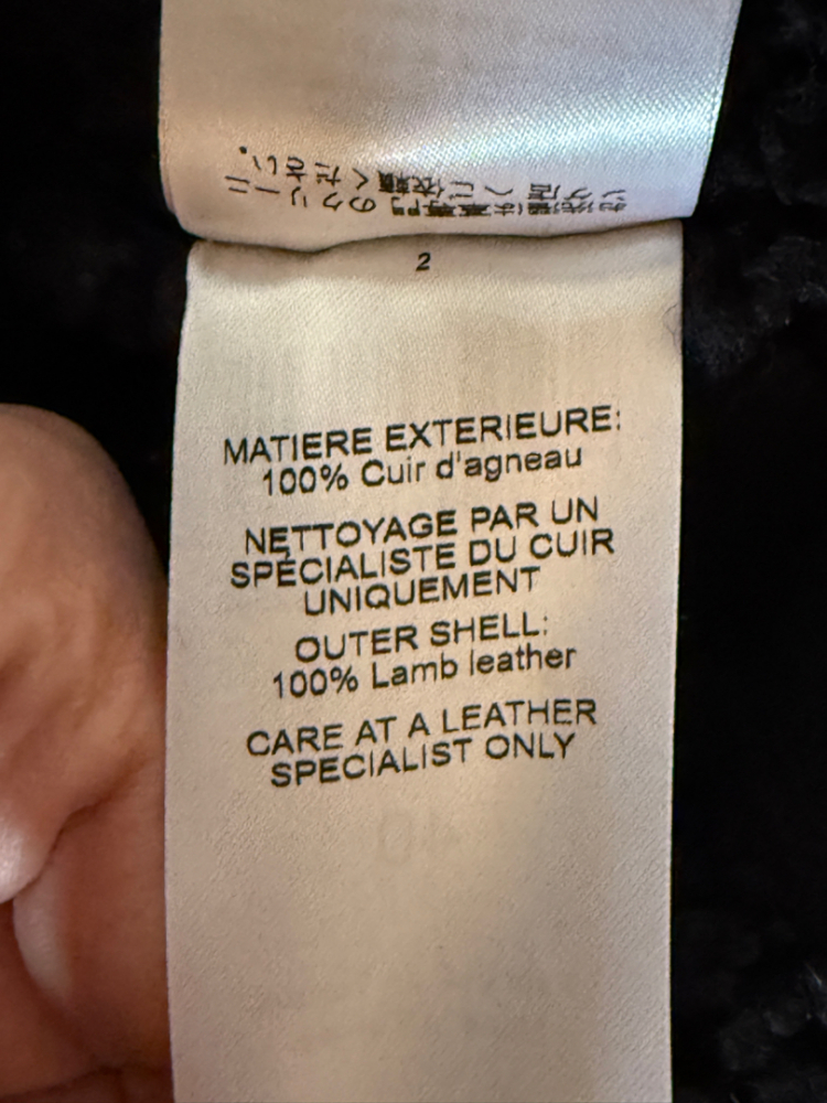 See By Chloé Mantel aus Schafsfell