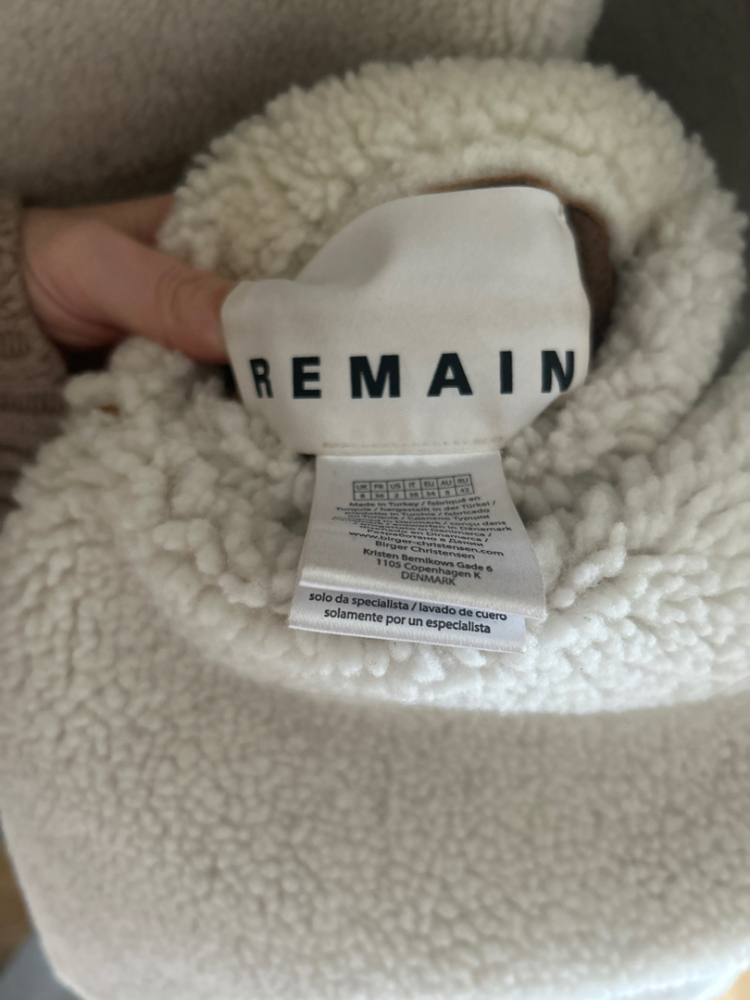 Birgen Christensen Manteau en peau de mouton