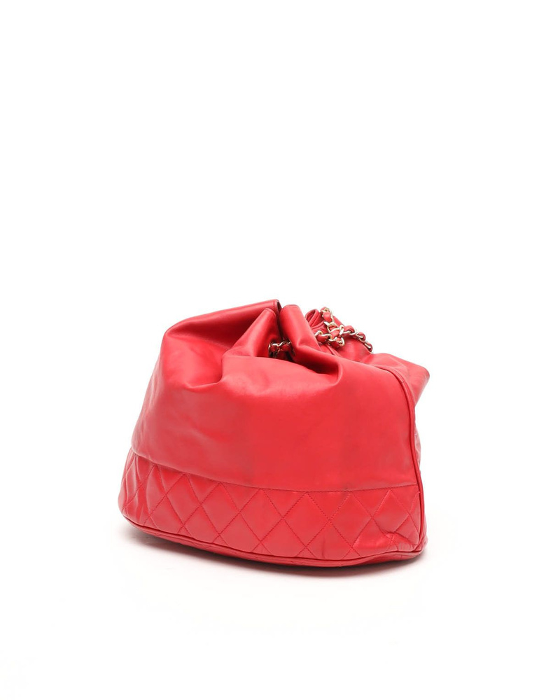 Chanel Quilted Bucket Bag