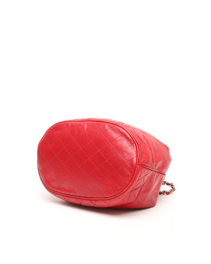 Chanel Quilted Bucket Bag