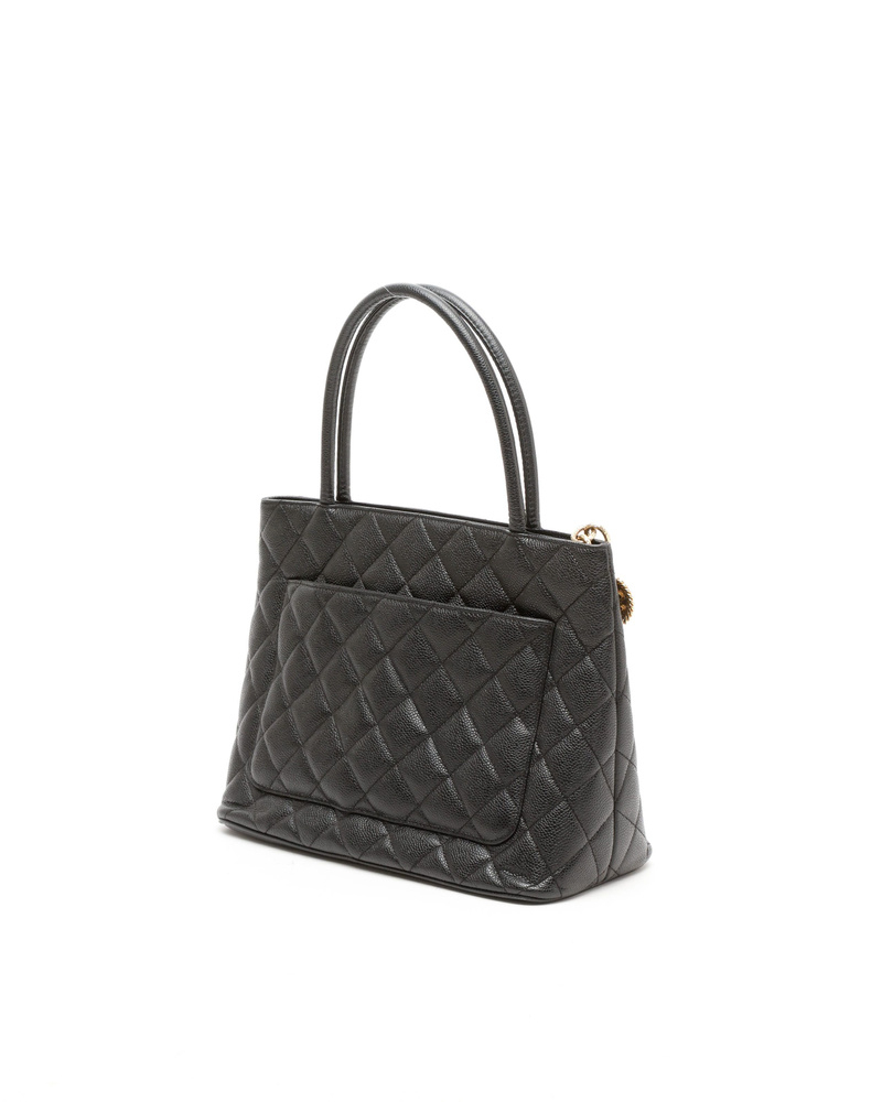 Chanel Caviar Medallion Tote Bag