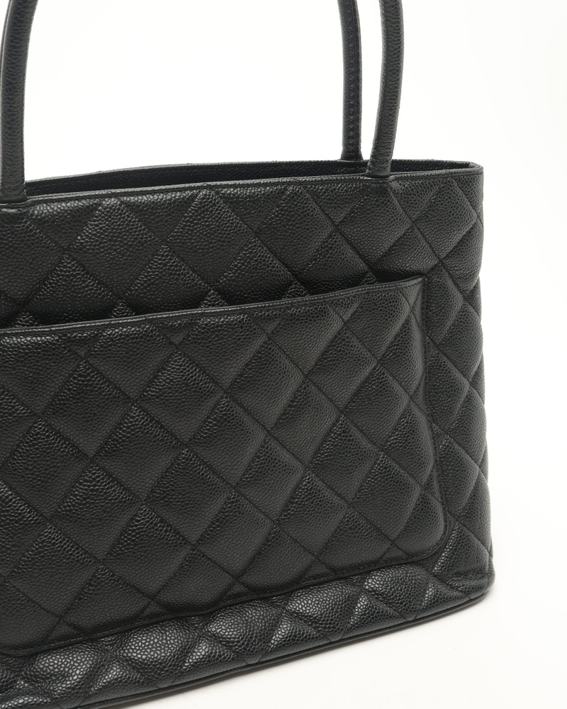 Chanel Caviar Medallion Tote Bag