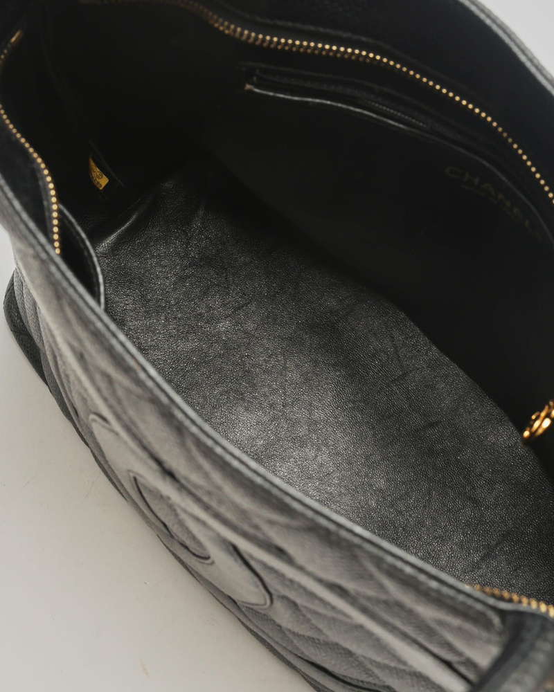 Chanel Caviar Medallion Tote Bag