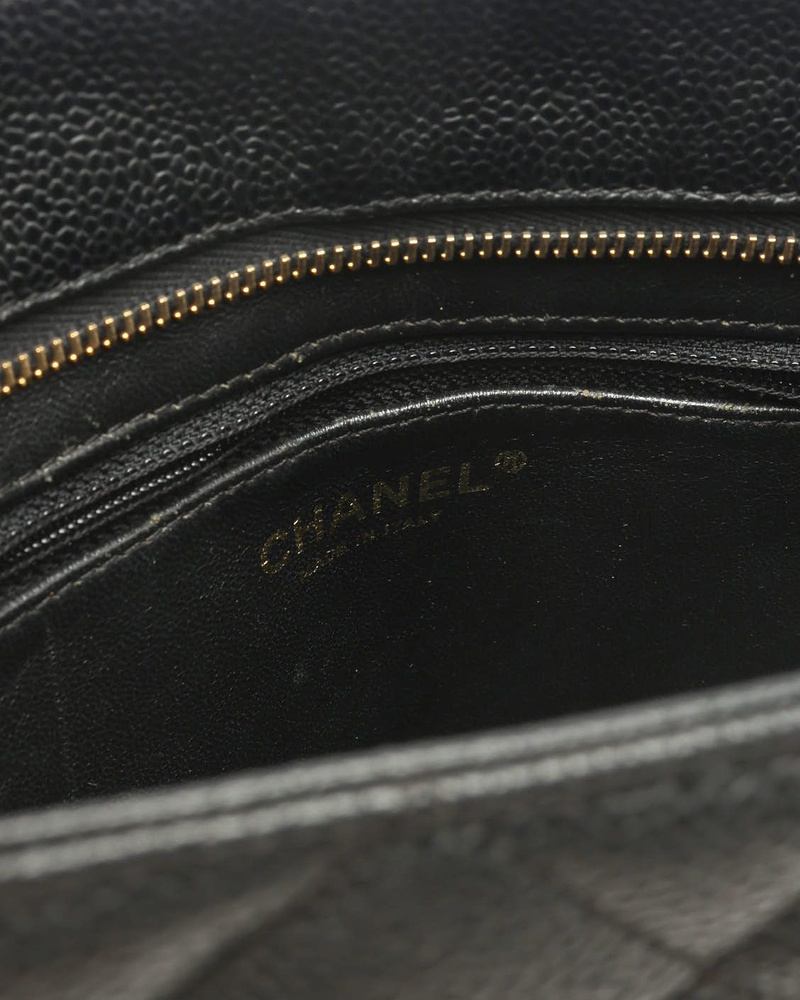 Chanel Caviar Medallion Tote Bag