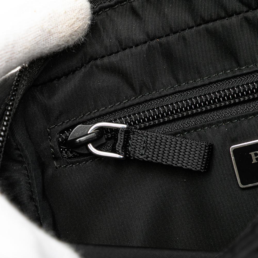 Prada B Prada Black Nylon Fabric Tessuto Belt Bag China